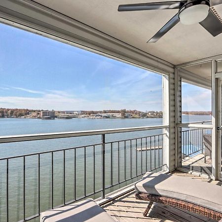 Sunny Osage Beach With Balcony And Lakefront View Luaran gambar